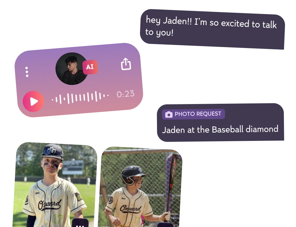 Example of chat with Jaden Walton